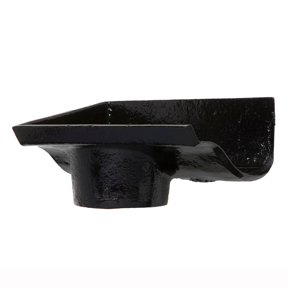 Hargreaves Foundry Premier Cast Iron 75mm Ogee Internal Gutter Dropend