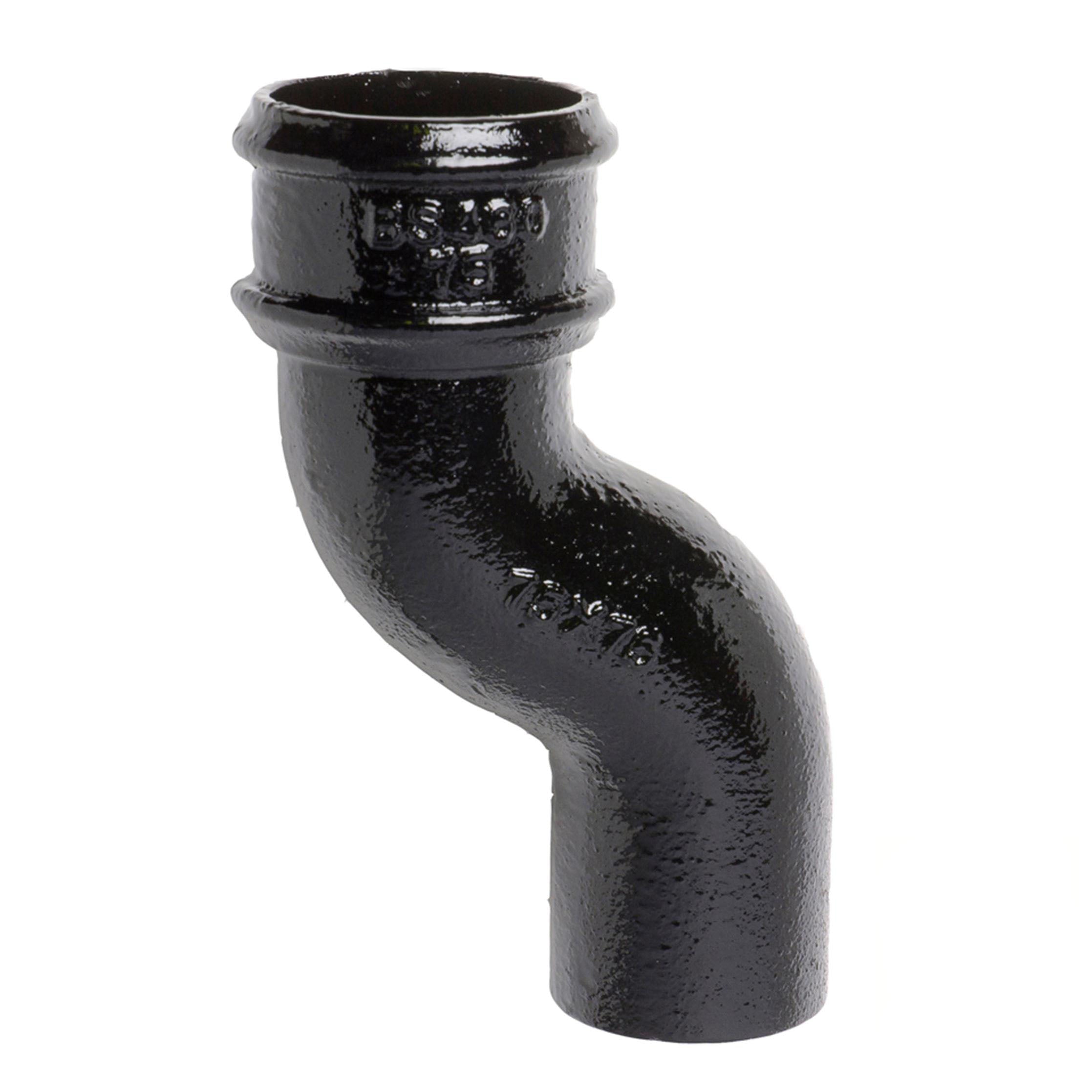 Hargreaves Foundry Premier Cast Iron Offset Pipe 75mm Projection