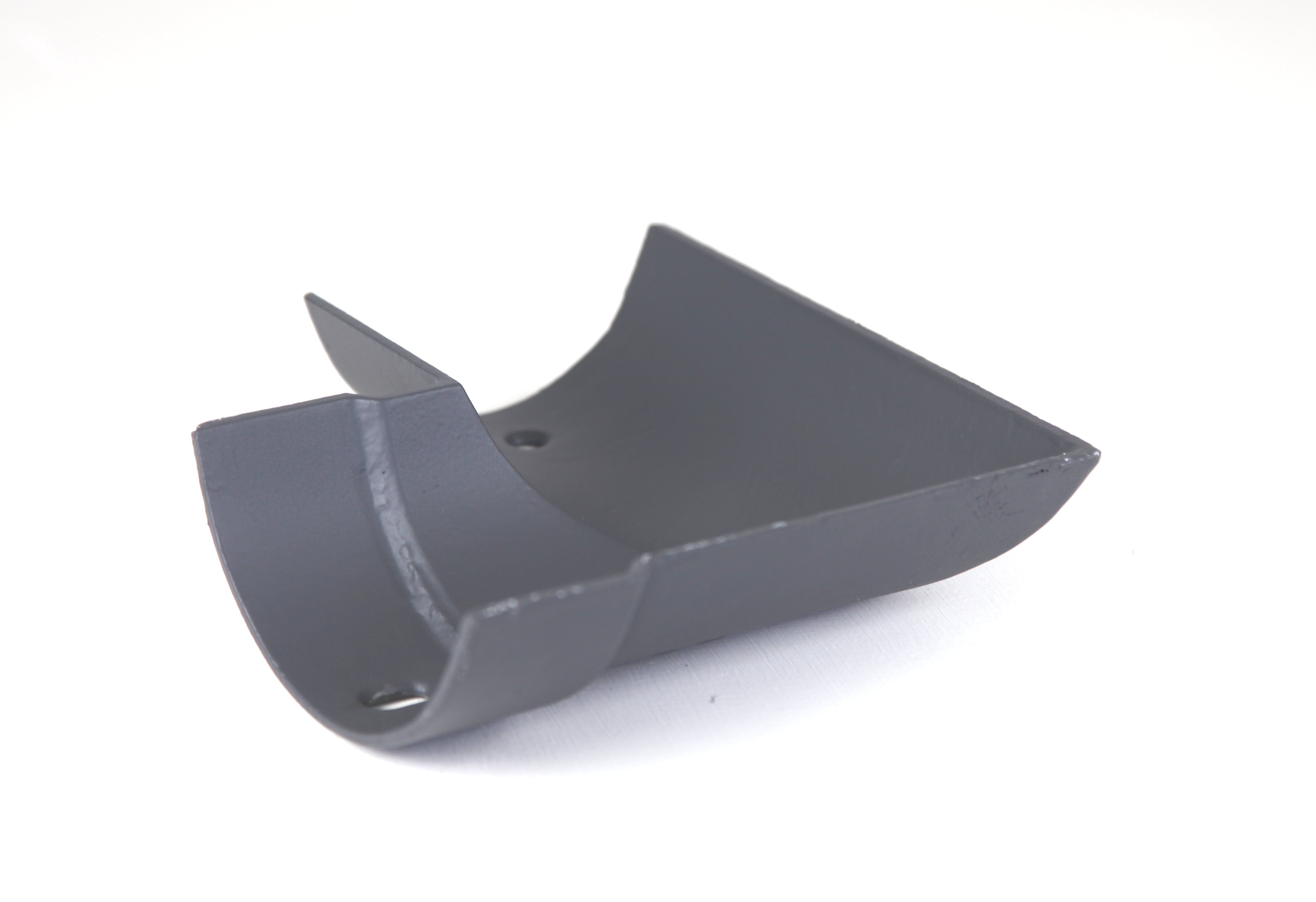 Hargreaves Foundry Premier Cast Iron Left Hand Square Angle Plain Half Round Gutter