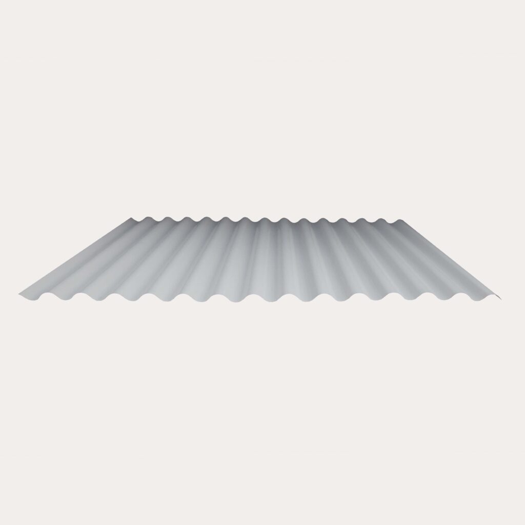 Hornsey Plastisol Coated Corrugated Roofing Sheet (13.5/3”) - Goosewing Grey