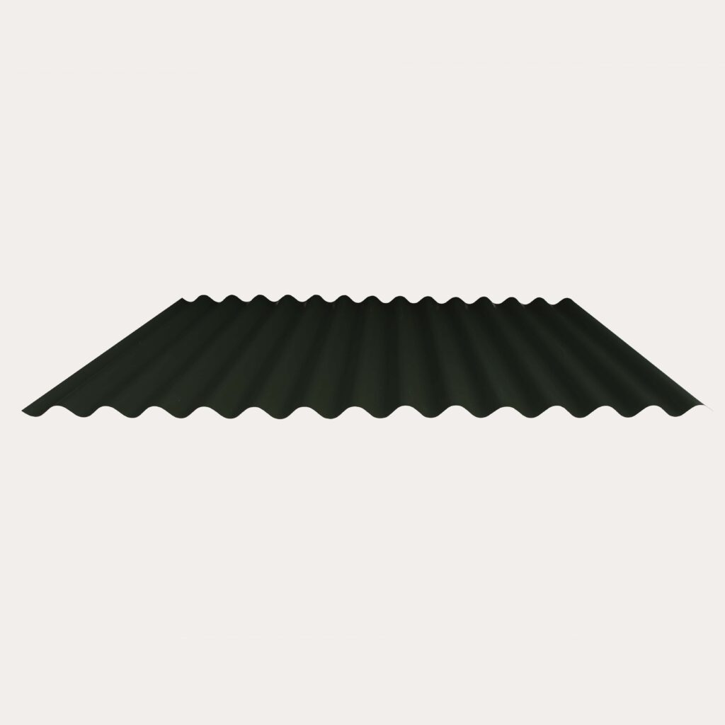 Hornsey Plastisol Coated Corrugated Roofing Sheet (13.5/3”) - Juniper Green