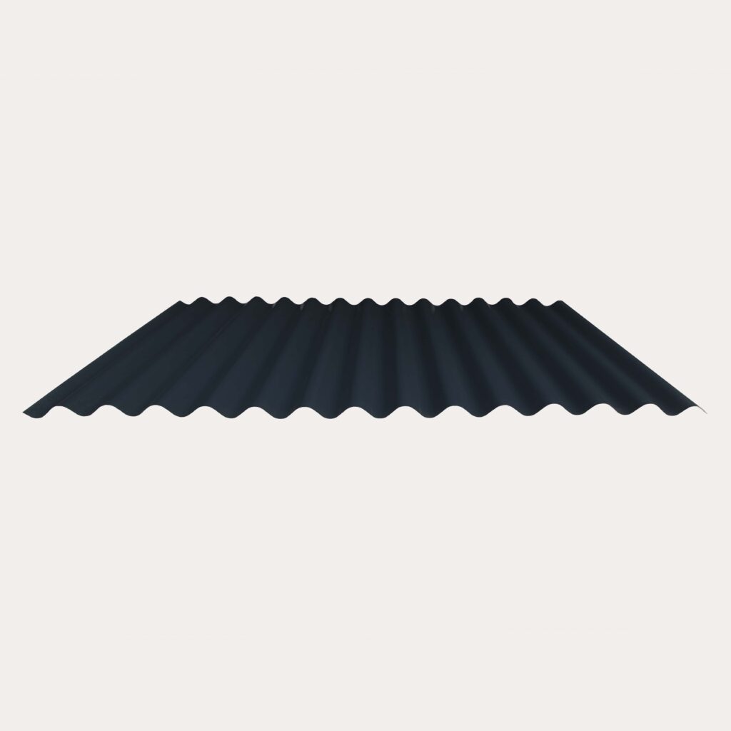 Hornsey Plastisol Coated Corrugated Roofing Sheet (13.5/3”) - Slate Blue