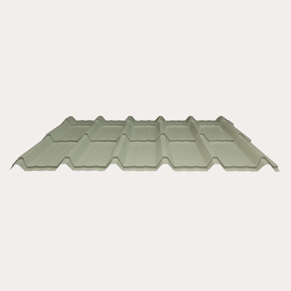 Hornsey Plastisol Coated Box Tile Effect Roofing Sheet (32/1000) - Moorland Green