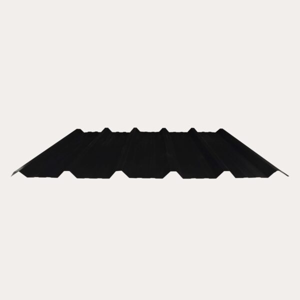 Hornsey Plastisol Coated Box Profile Roofing Sheet (32/1000) - Jet Black