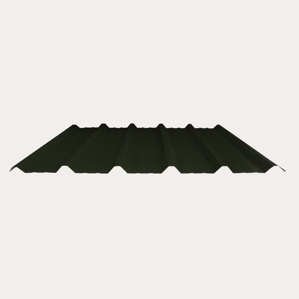 Hornsey Plastisol Coated Box Profile Roofing Sheet (32/1000) - Juniper Green