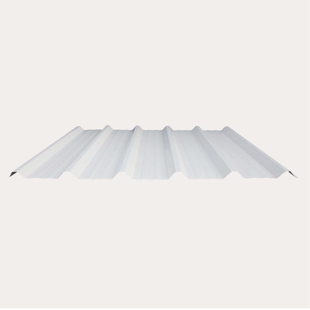 Hornsey Plastisol Coated Box Profile Roofing Sheet (32/1000) - Pure White