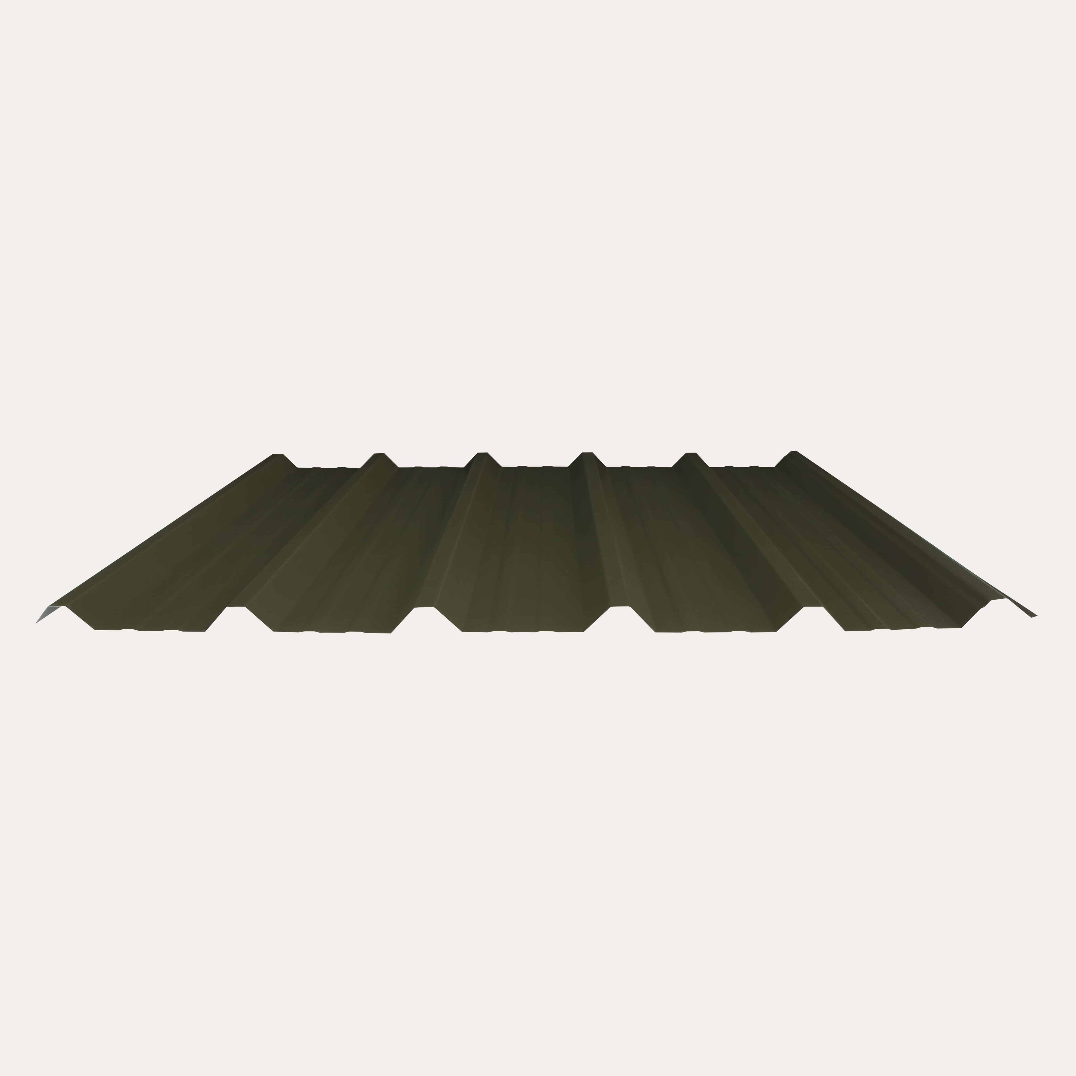 Hornsey Plastisol Coated Box Profile Roofing Sheet (32/1000) - Olive Green