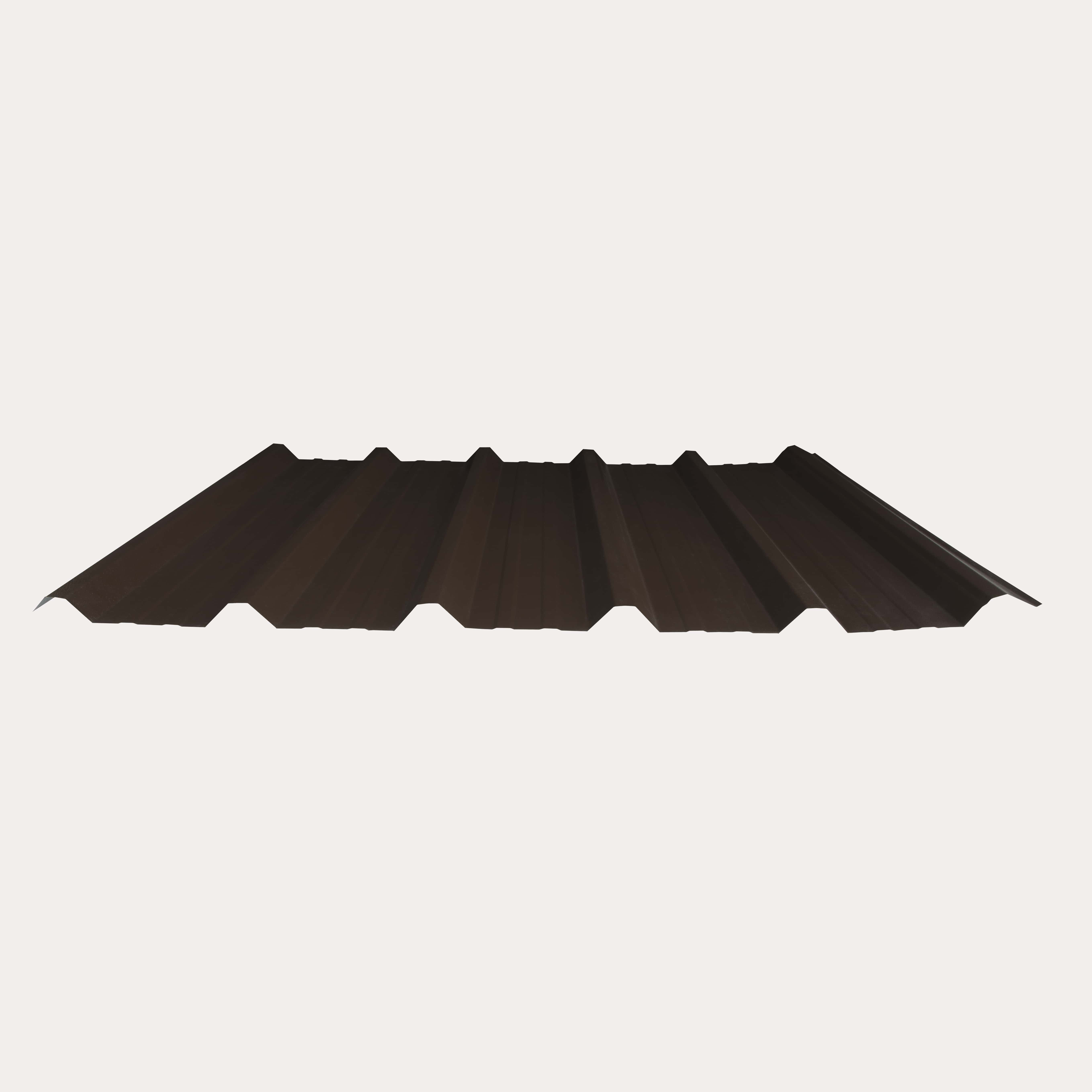 Hornsey Plastisol Coated Box Profile Roofing Sheet (32/1000) - Vandyke Brown