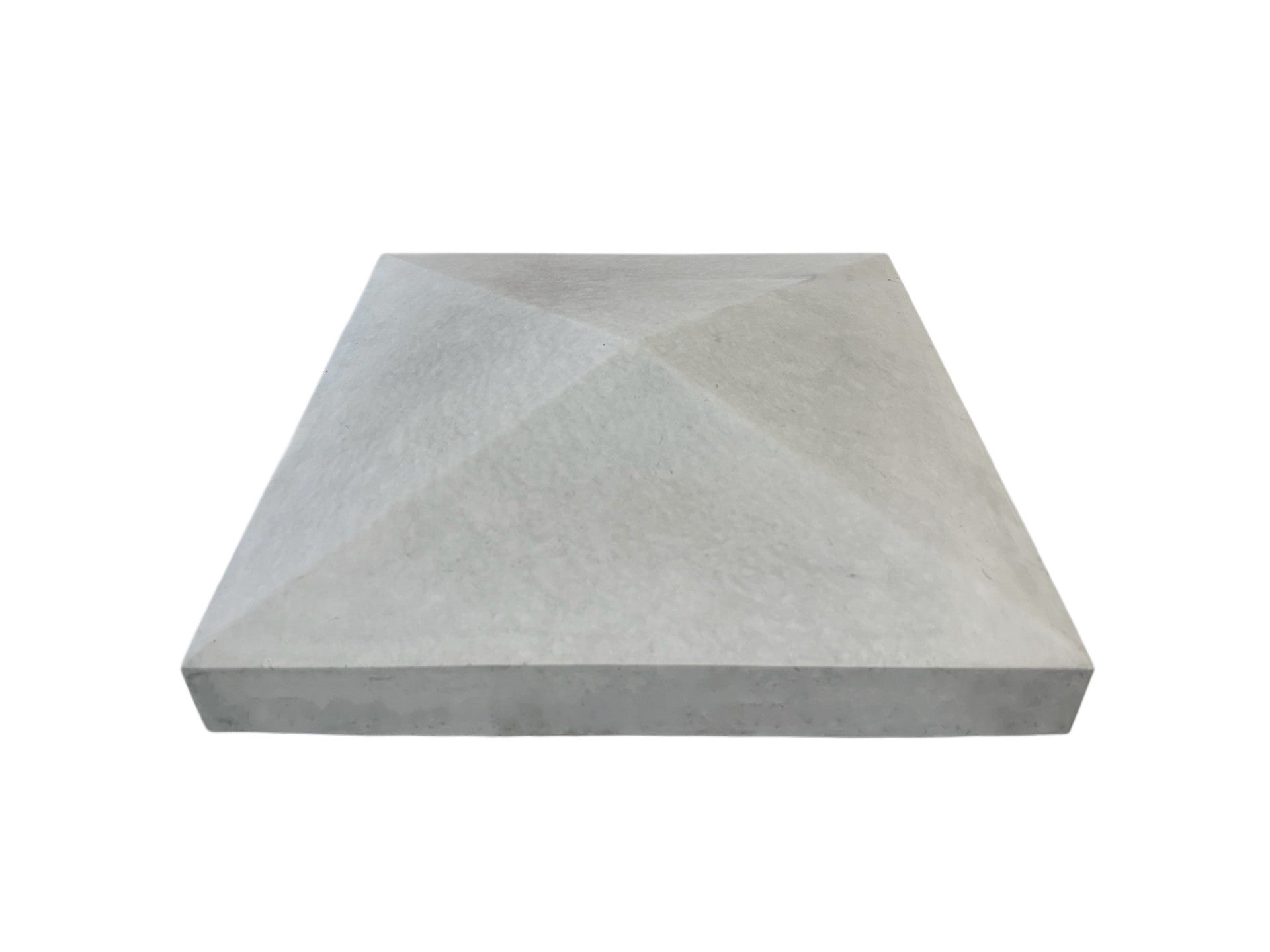 Concrete 4 Way Weathered Pier Cap Light Grey 460mm x 460mm