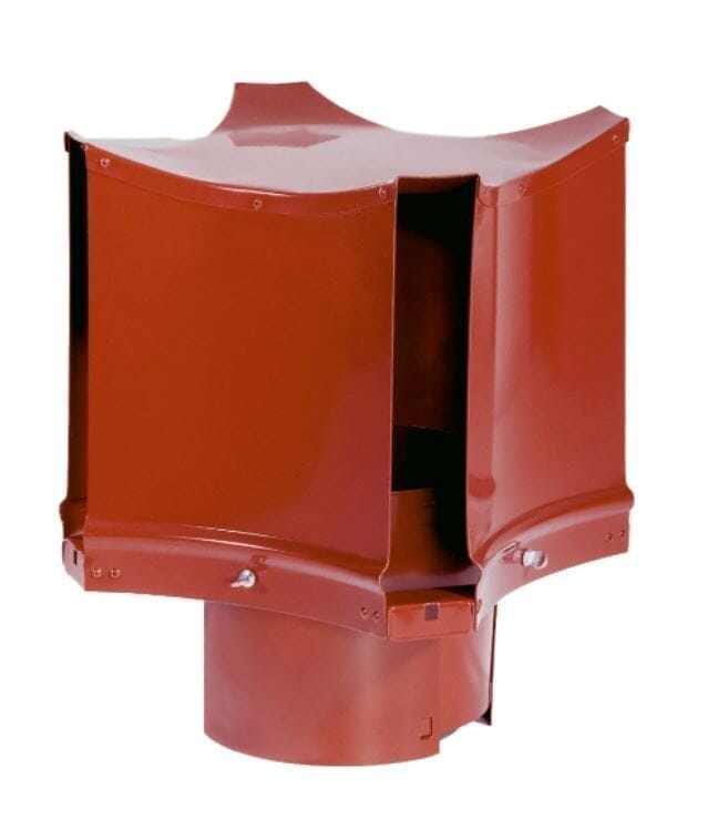 Aerodyne Painted Aluminium Finish Chimney Cowl - Sleeve Fit