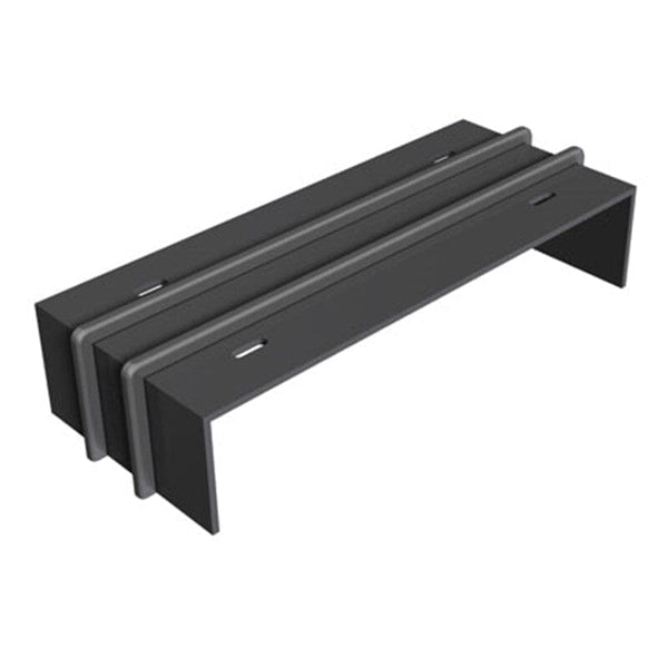 Alutec Black Aluminium Coping Union Bracket for Wall