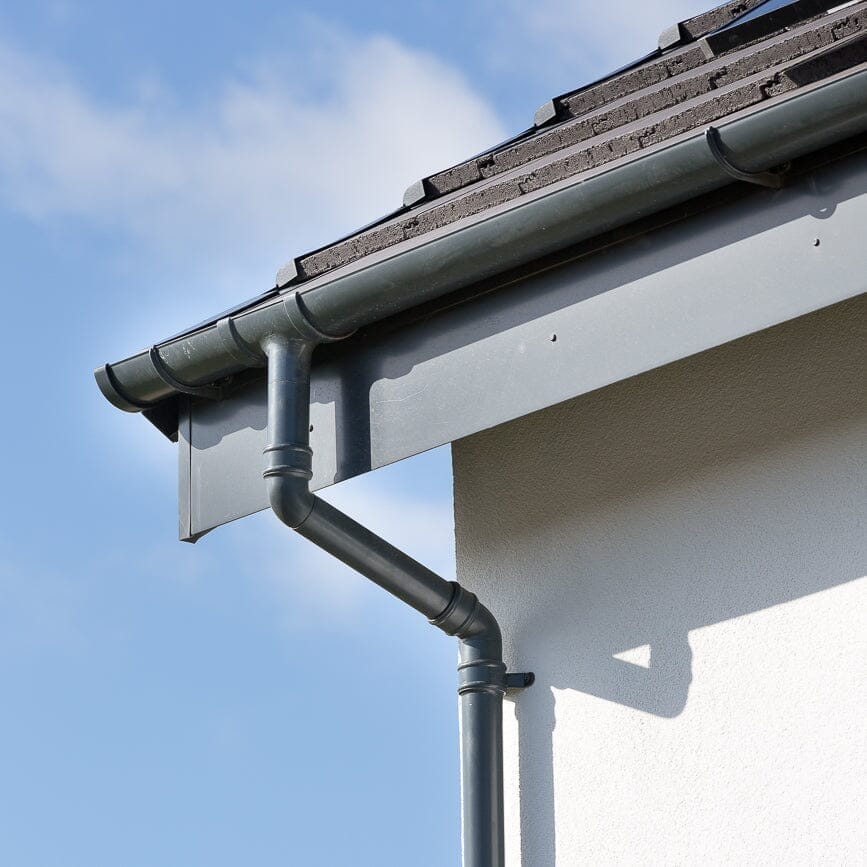 Alutec Evolve Aluminium Guttering Half Round External Angle 135°