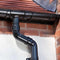 Alutec Evolve Half Round Aluminium Guttering Running Outlet 76mm