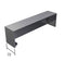 Alutec Grey Aluminium Coping Left Hand Stop End Piece for Wall