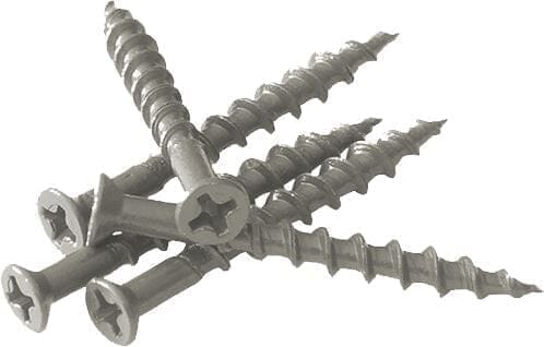 Bison Composite Cladding Batten Fixing Screw Grey - 100 Pack