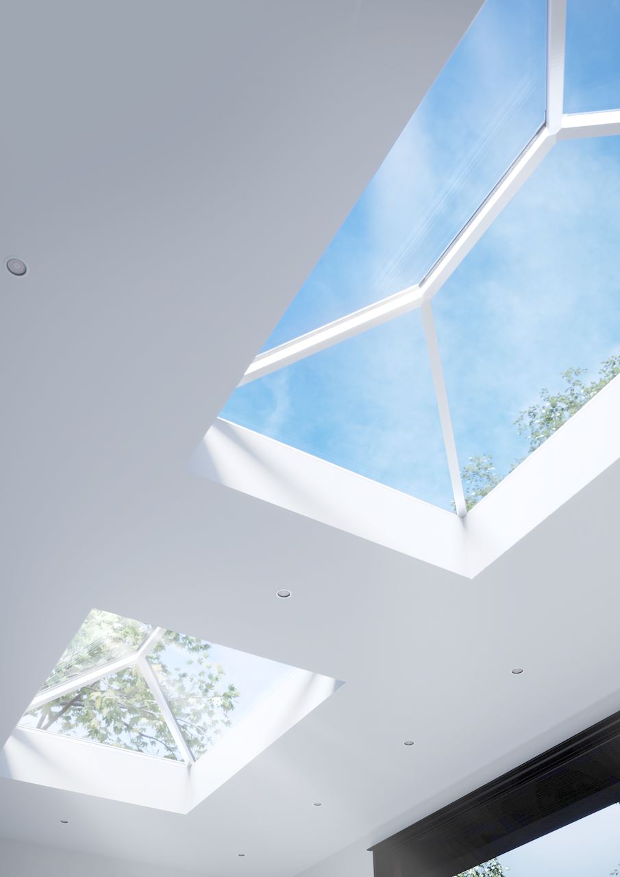 Brett Martin Contemporary 4 Panel Roof Lantern - 1500mm x 1000mm