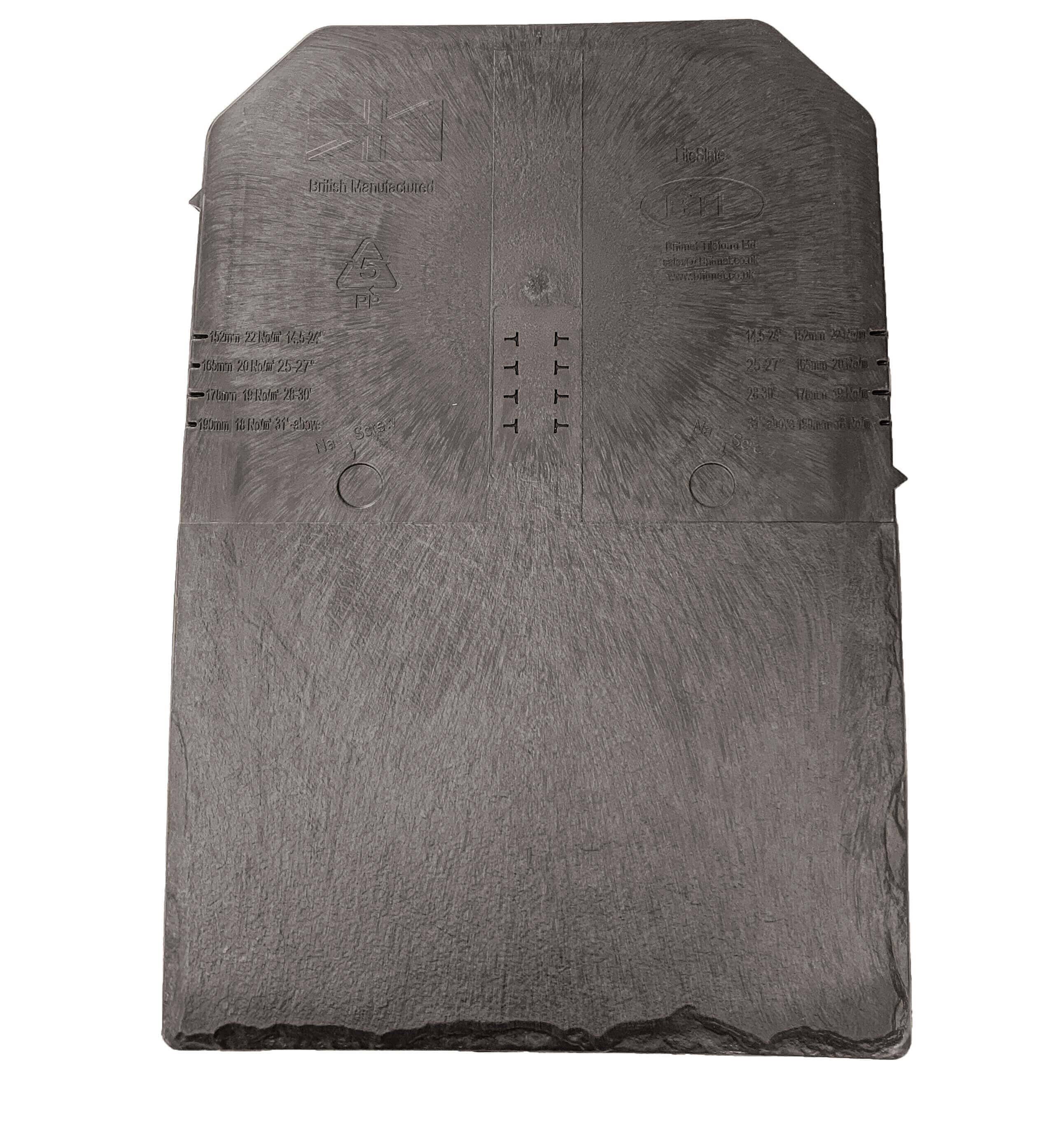 Britmet LiteSlate Synthetic Roof Slate Tile 298mm x 442mm - Amethyst - Pack of 22