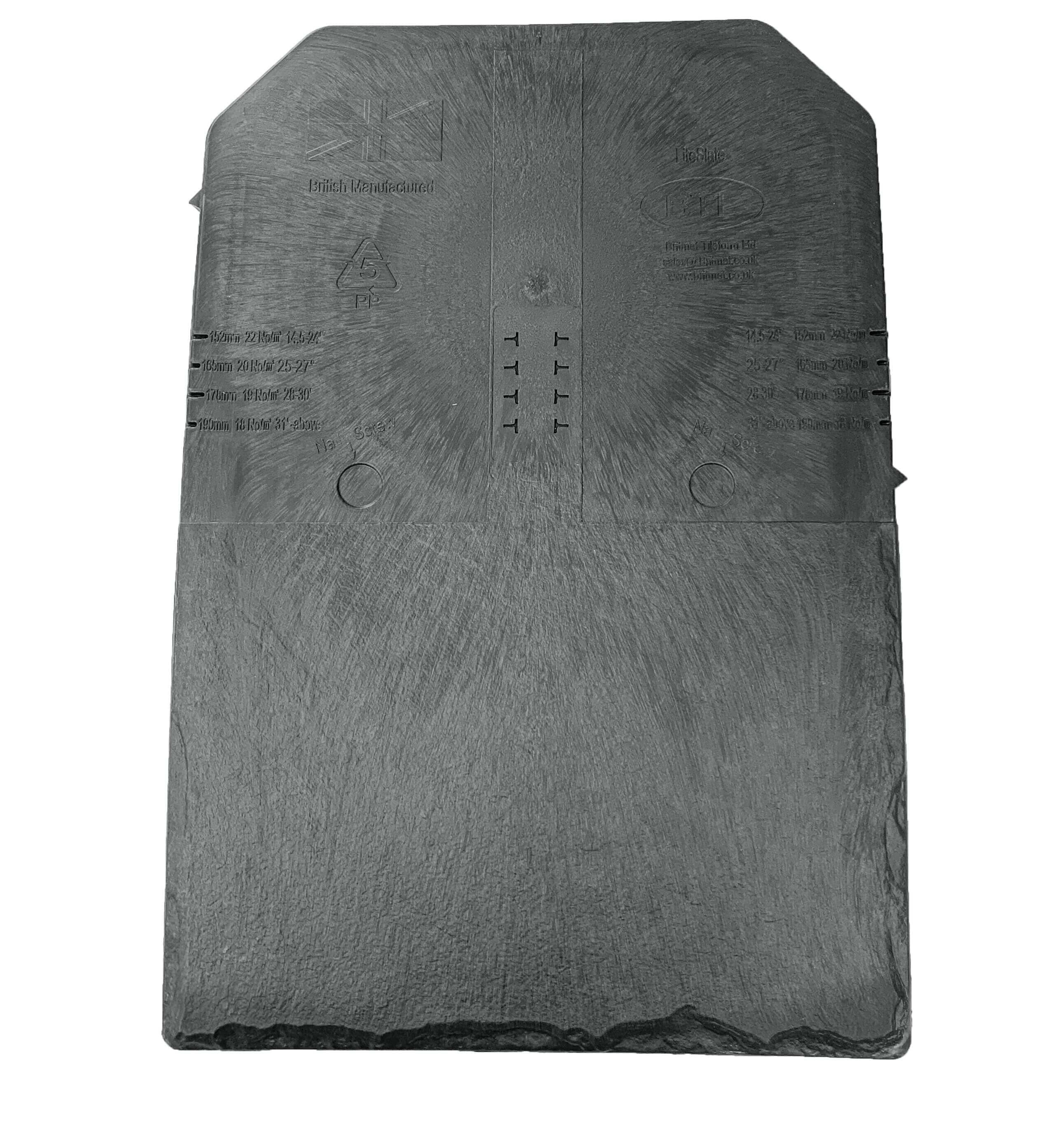 Britmet LiteSlate Synthetic Roof Slate Tile 298mm x 442mm - Slate Grey - Pack of 22