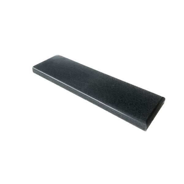 Castle Composites Charcoal Black Granite Coping Stone End Piece - 175mm x 600mm