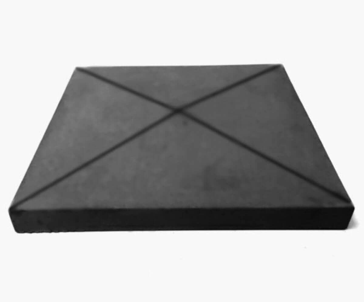 Castle Composites Concrete Coping Pier Cap - Dark Grey - 530mm x 530mm