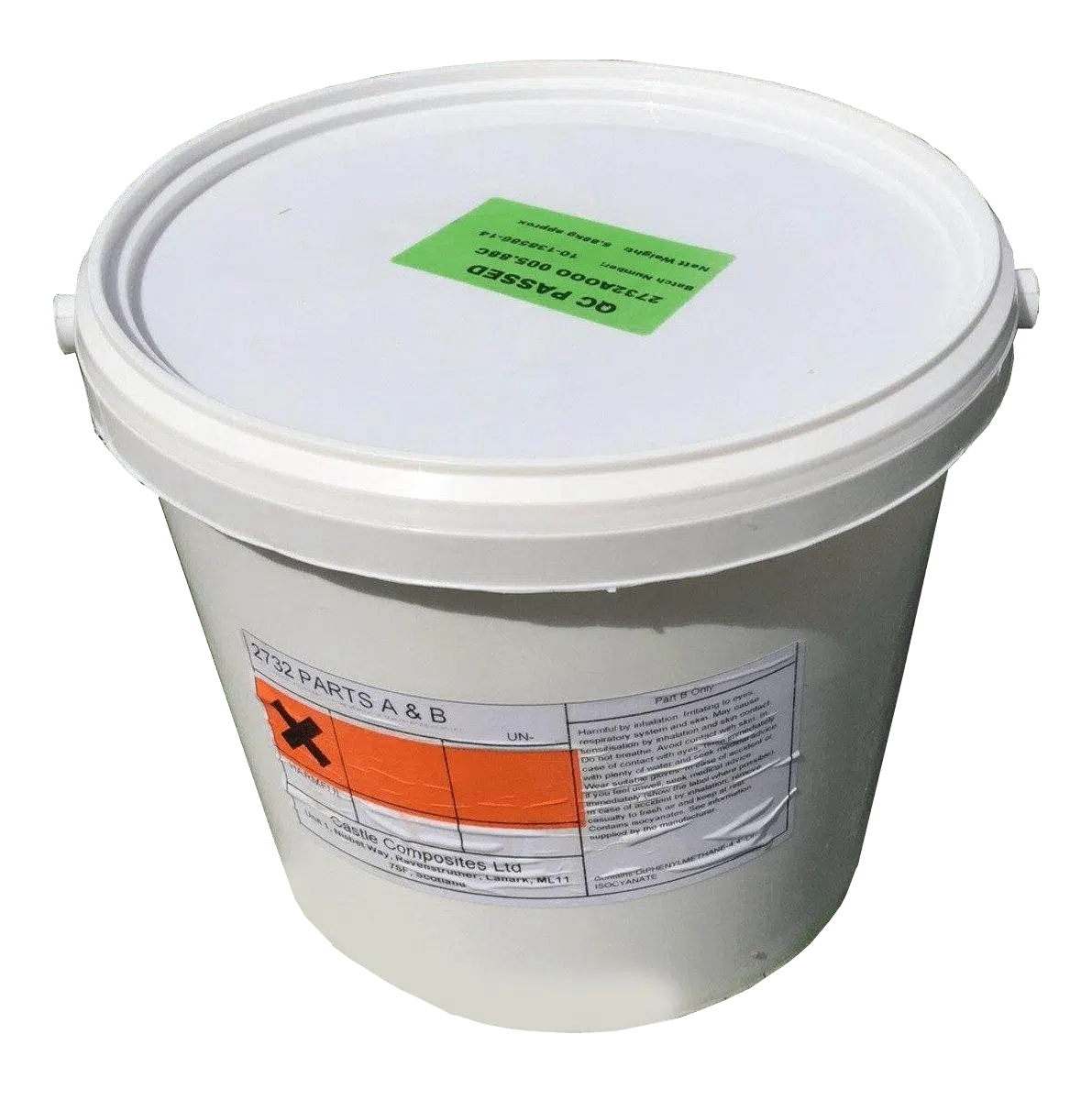 Castle Composites Coping Stone Adhesive - 2 Part - 6 KG Tub