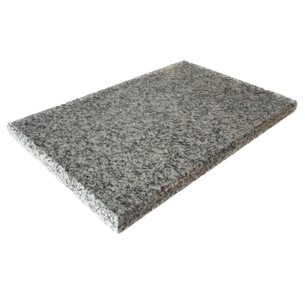 Castle Composites Rosa White Granite Coping Stone End Piece - 375mm x 600mm