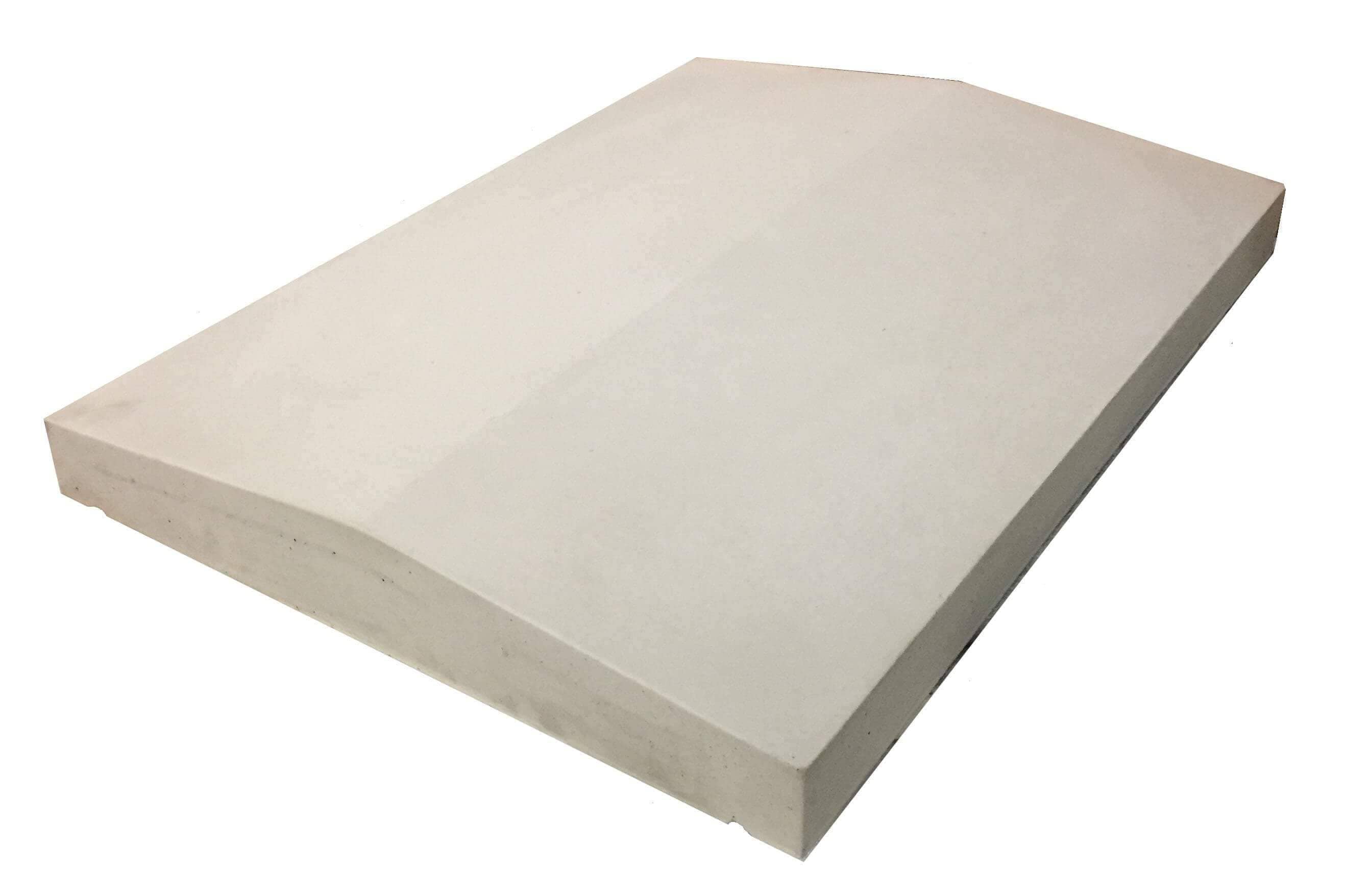 Castle Composites Twice Weathered Coping Stone Light Grey - 450mm x 600mm