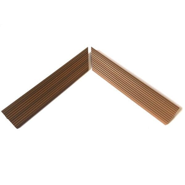 Castlewood Composite Decking Internal Corner Teak - Pack of 2