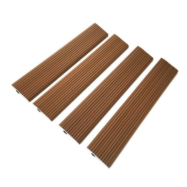 Castlewood Composite Decking Straight Ramp Teak - Pack of 4