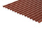 Cladco 13/3 Profile PVC Plastisol Coated 0.7mm Corrugated Metal Roofing Sheets