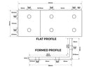 Cladco Boltable Cleats for Z Purlins