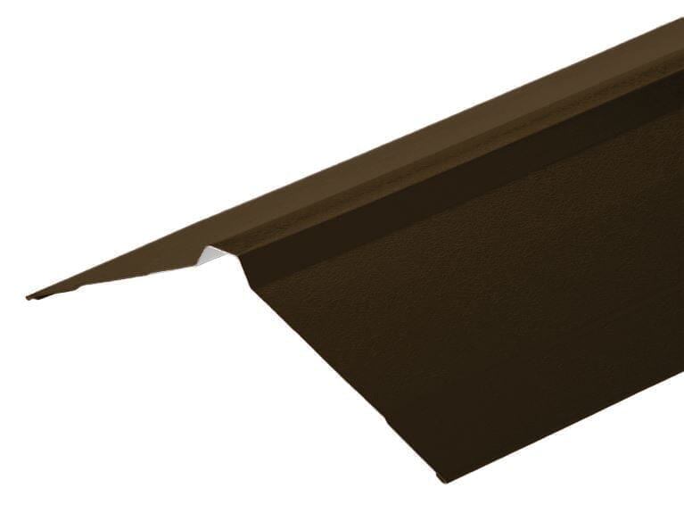 Cladco NORDIC PVC Plastisol Coated Metal Ridge Flashing - 195mm x 195mm x 3000mm