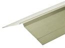 Cladco NORDIC PVC Plastisol Coated Metal Ridge Flashing - 195mm x 195mm x 3000mm