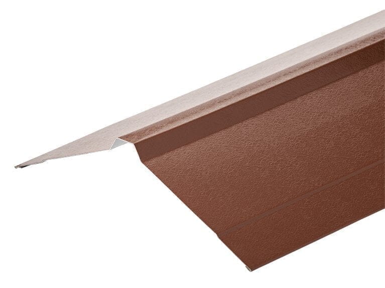 Cladco NORDIC PVC Plastisol Coated Metal Ridge Flashing - 195mm x 195mm x 3000mm