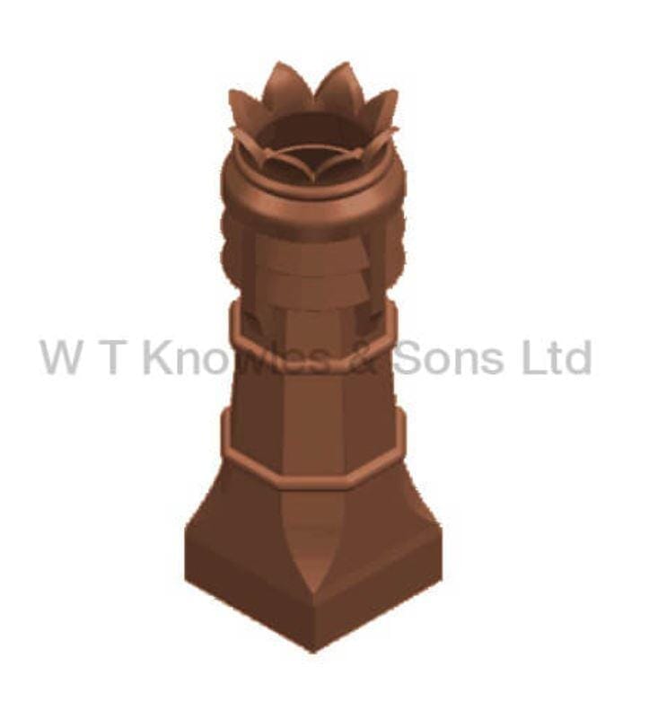 Clay Halifax Windguard Chimney Pot