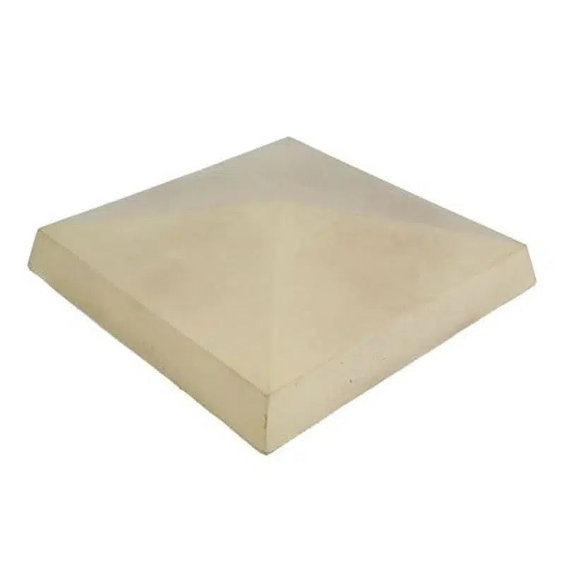 Concrete 4 Way Weathered Pier Cap Sand 380mm x 380mm