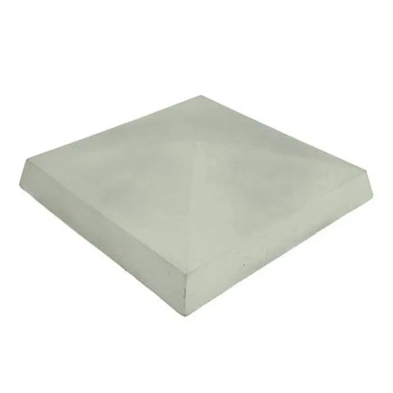 Concrete 4 way weathered Pier Cap Light Grey 530mm x 530mm