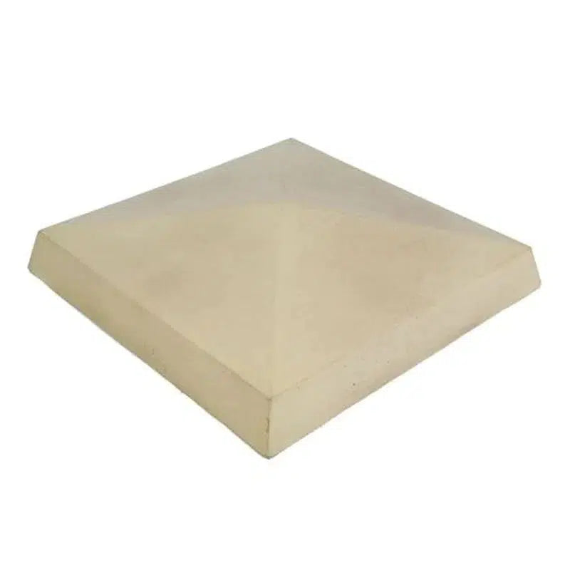 Concrete 4 Way Weathered Pier Cap Sand 420mm x 420mm