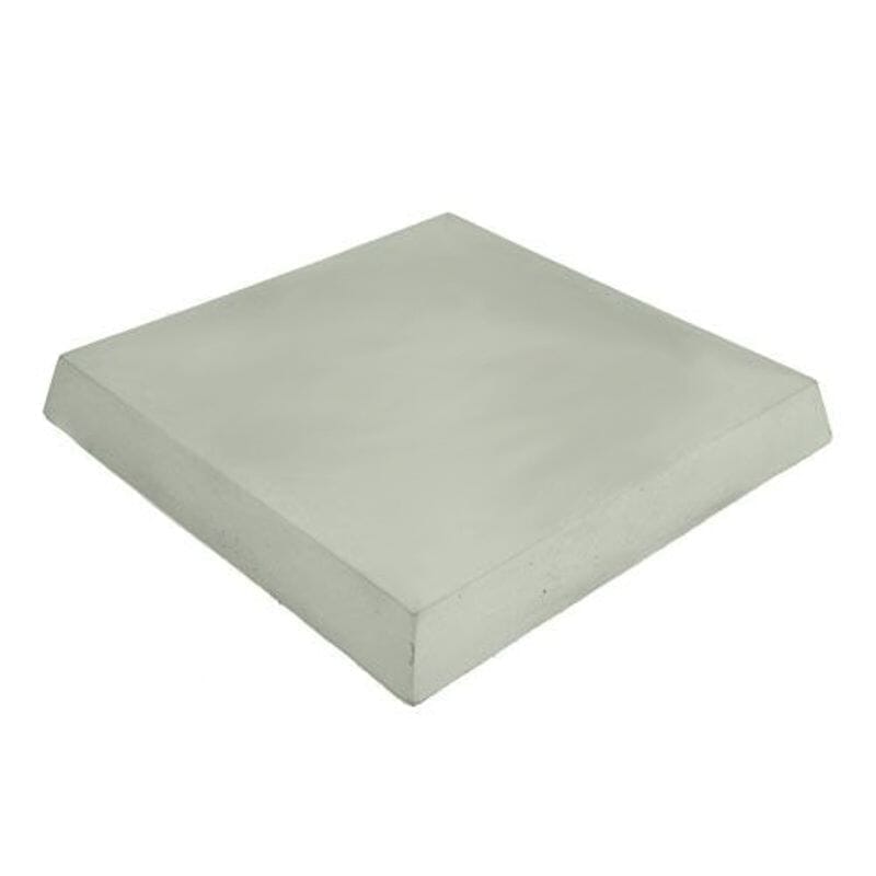 Concrete Flat Pier Cap Light Grey 300mm x 300mm