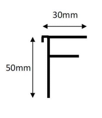 Corotherm 10mm Side Flashing - Brown