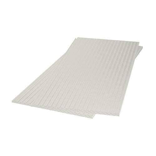 Corotherm Clickfit Easy Fit Polycarbonate Sheet 16mm x 3000mm x 500mm - Clear