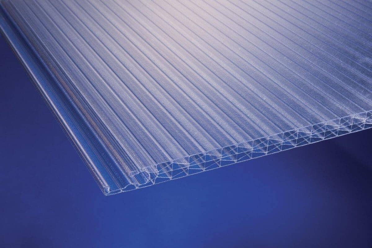 Corotherm Clickfit Easy Fit Polycarbonate Sheet 16mm x 3000mm x 500mm - Opal