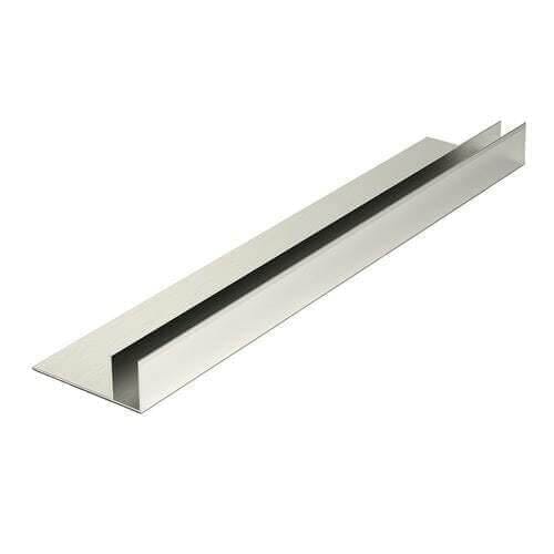 Corotherm Clickfit Side F-Profile Aluminium - 3m