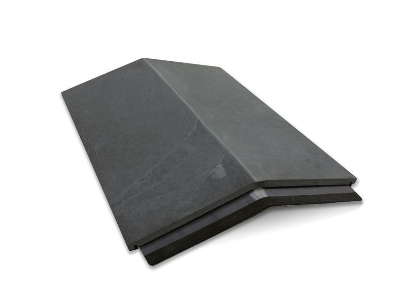 Mayan Natural Slate All-in-One RealRidge Graphite Ridge Tile