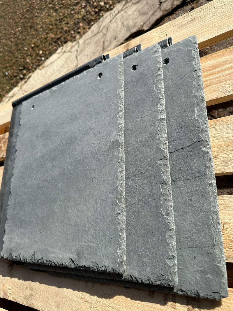 Mayan ArmouredSlate Low Pitch Grey Green Natural Slate Roof Tile