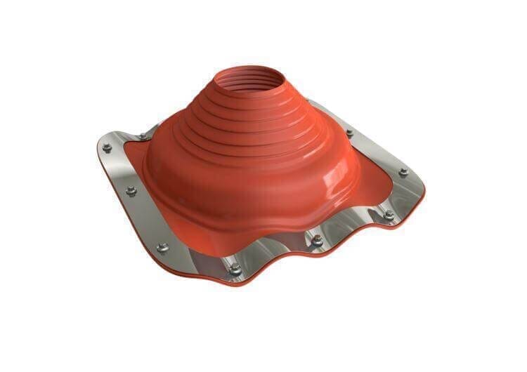 Dektite Premium Roof Pipe Flashing 0-35mm Red Silicone DFE200RE