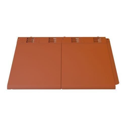 Envirotile Plastic Lightweight Double Roof Tile - Terracotta