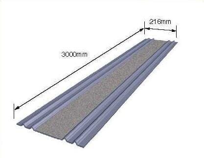 European Plastics GRP Bonding Gutter - 3m