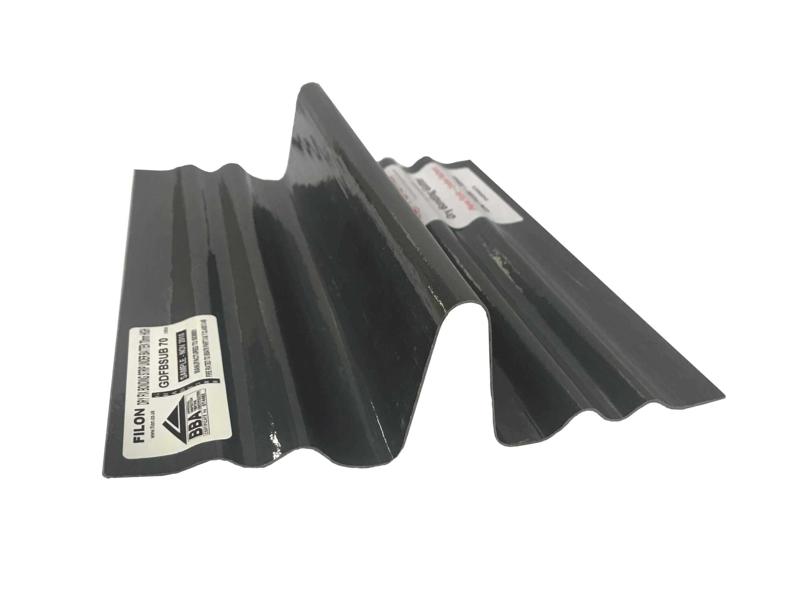 European Plastics Low Profile Dry Fix Bonding Gutter - 3m