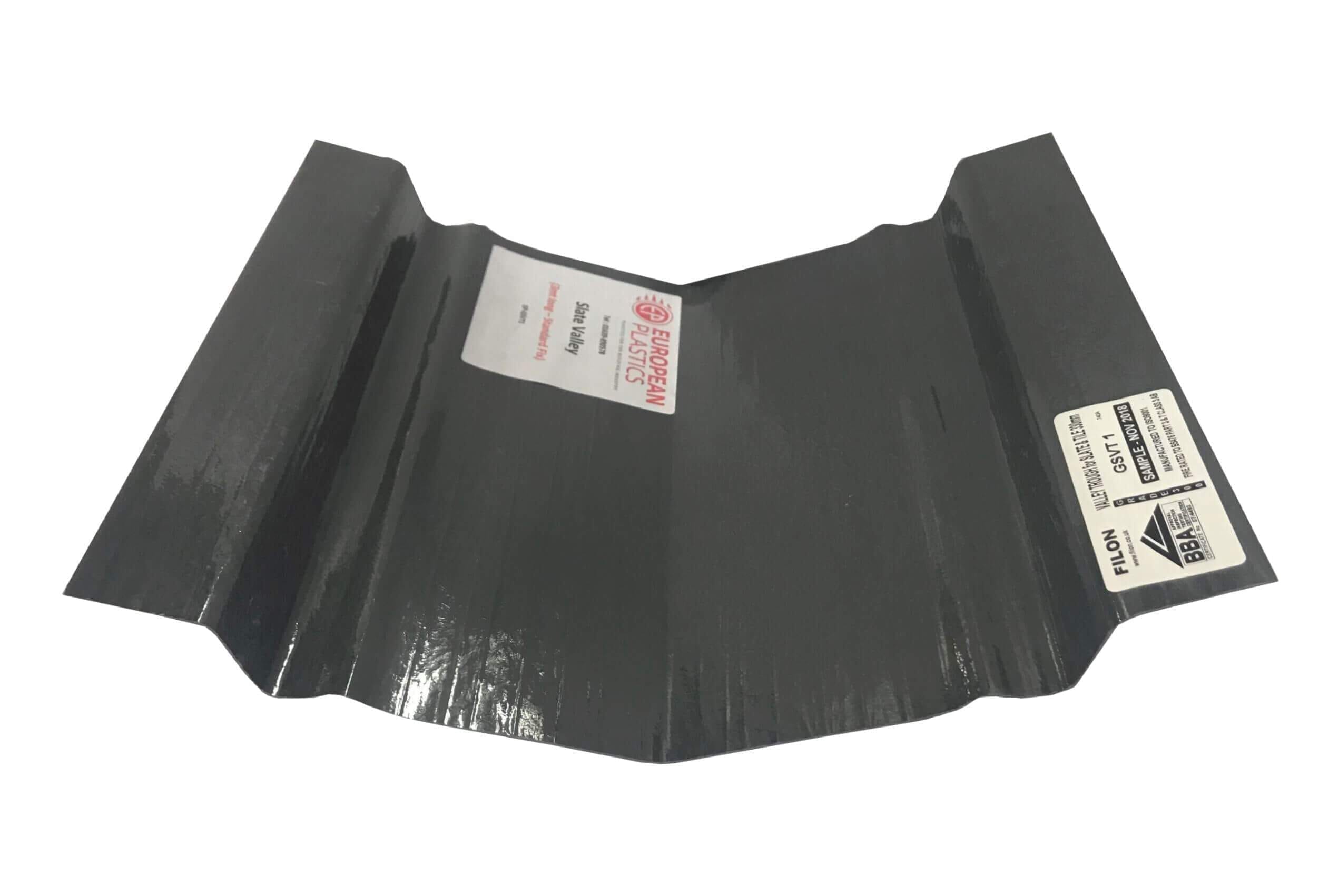 European Plastics Standard Slate Valley Trough - 3m